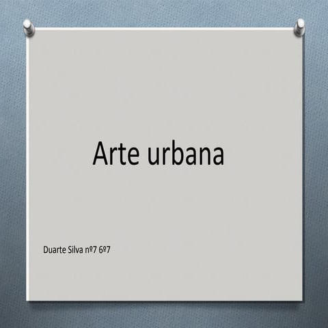 Arte urbana 