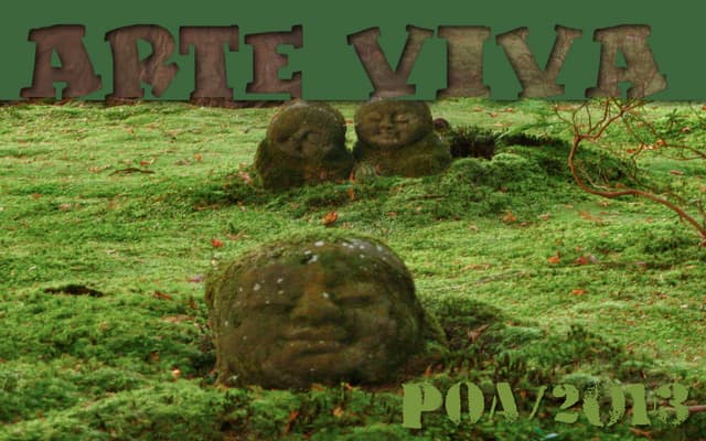 Arte viva - o verde domina o cinza....