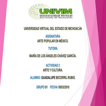 Arte  y cultura guadalupe becerril rubio