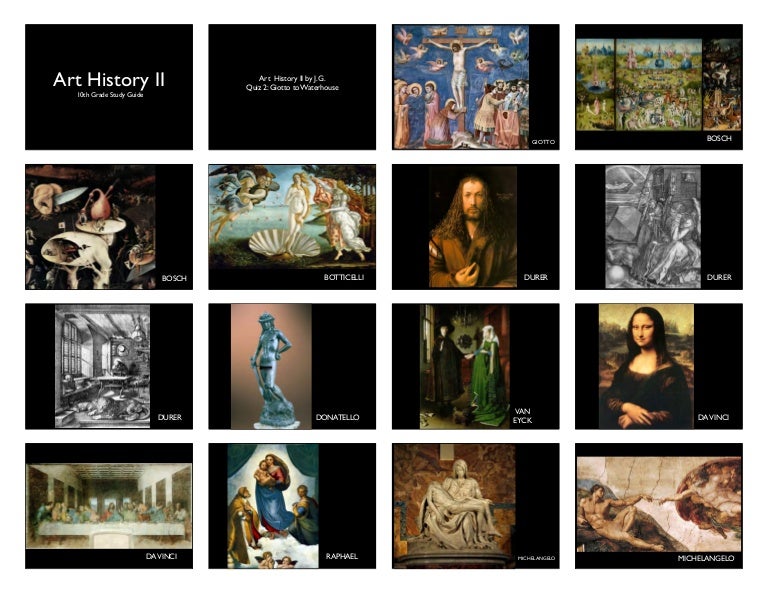 Art history 2 quick study guide