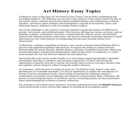 Art History Essay Topics.pdf