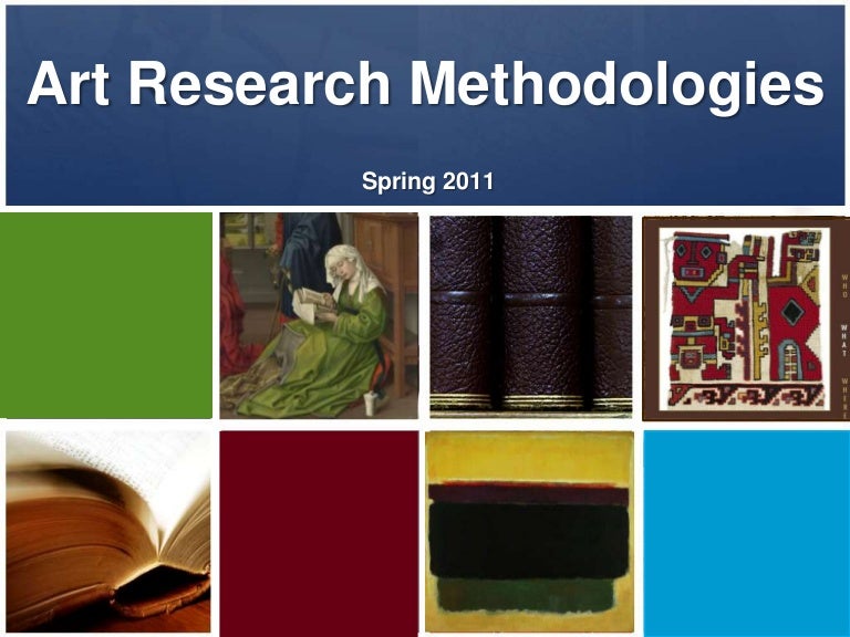Research Methodology in the Arts