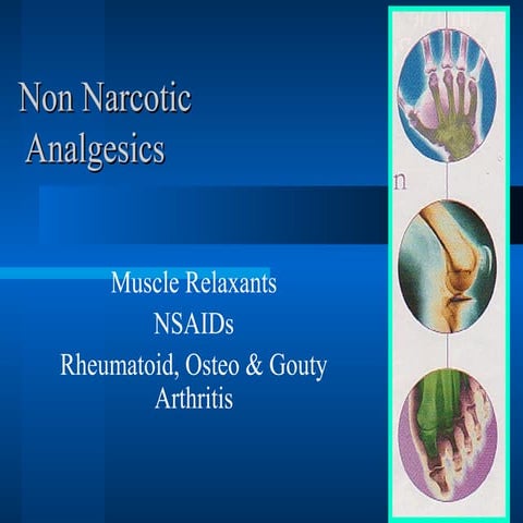 Arthritis & Non-Narcotic Analgesics