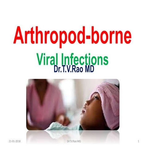 Arthropod-borne   Viral Infections by Dr.T.V.Rao MD