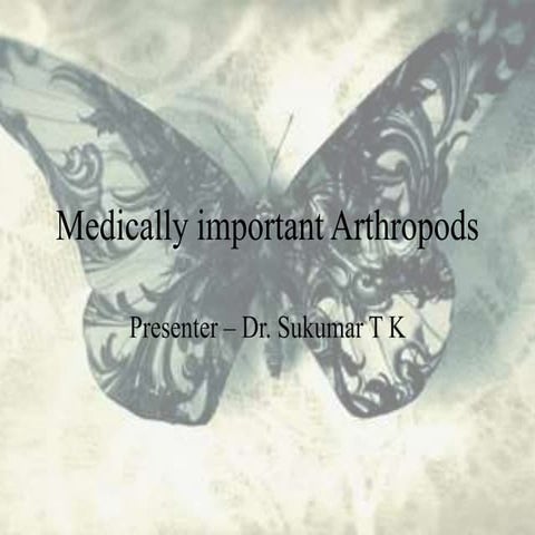 Medically important Arthropods