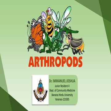 Arthropods (entomology)