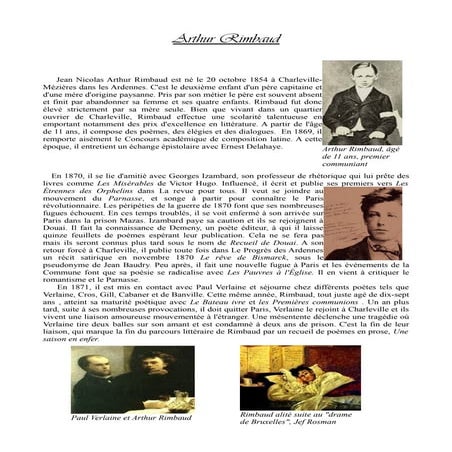 Arthur rimbaud | PDF
