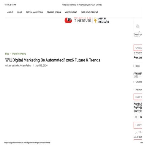 Digital Marketing for Business Growth 2026 | PDF