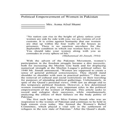 Role of Women and Student in Freedom Movement For the Seperate Homeland ...