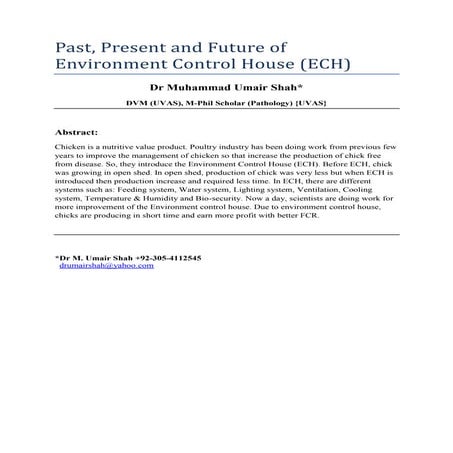 Environmental Control House pdf
