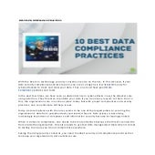 Article - 10 best data compliance practices .pdf