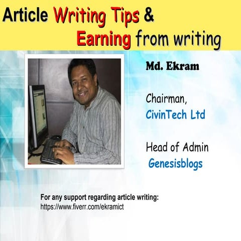 Article Writing Tips