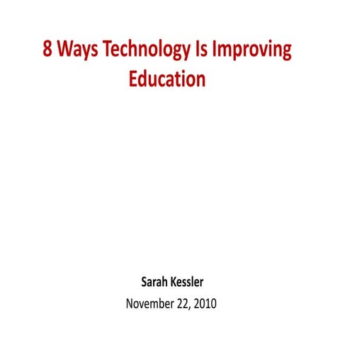 Article 1   8 ways technology improves education