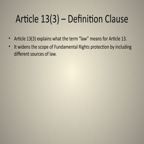 Article 13 | PPTX
