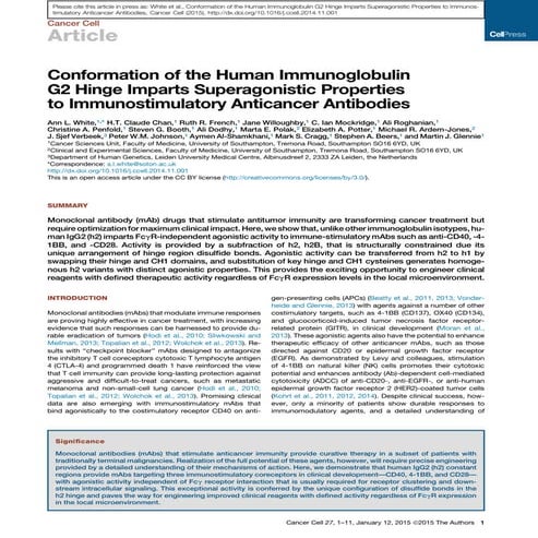 CDC (Complement-dependent cytotoxicity) | PDF