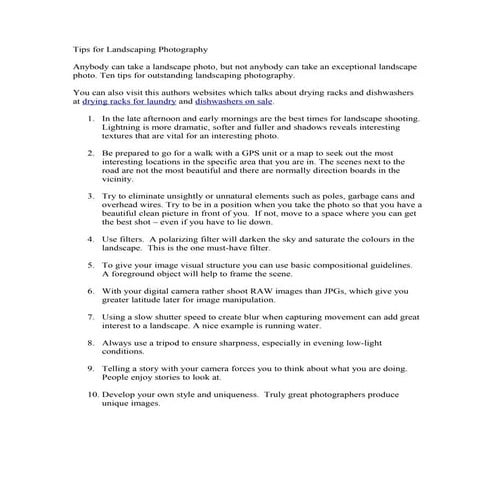 Article19(tips for landscaping photography)