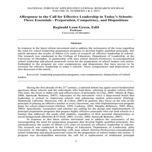 Dr. William Allan Kritsonis, Editor-in-Chief, NATIONAL FORUM JOURNALS (Since ...