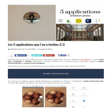 5 applications d'édition photo 2/2