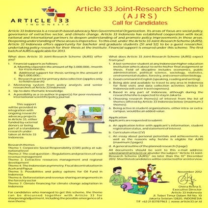 Article33 jointresearchscheme