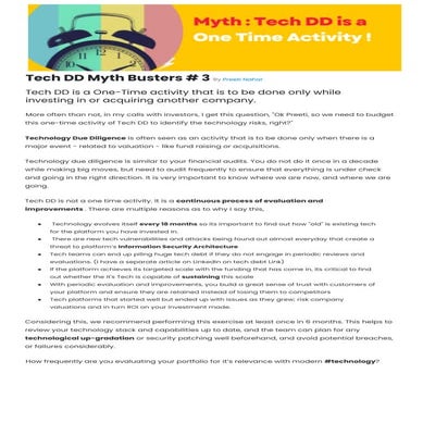 How to shine in a Tech DD | PDF
