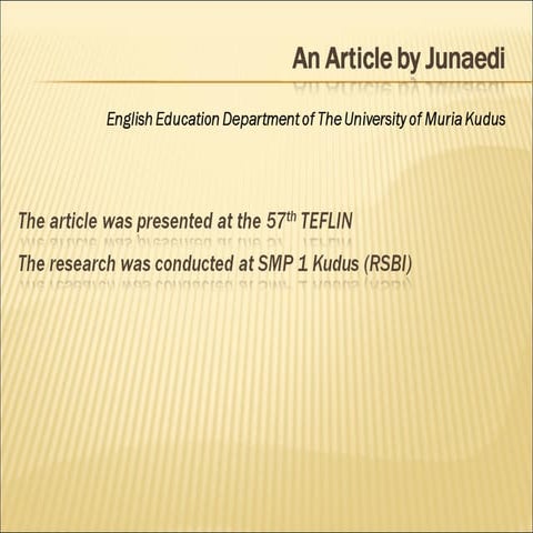 English Presentations for Non-English Subjects