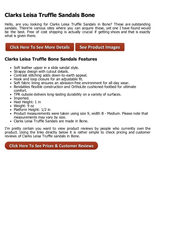 clarks leisa truffle