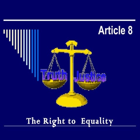 Article 8   right to equality and its exceptions