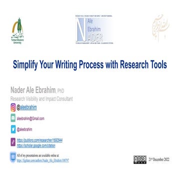 Simplify Your Writing Process with Research Tools