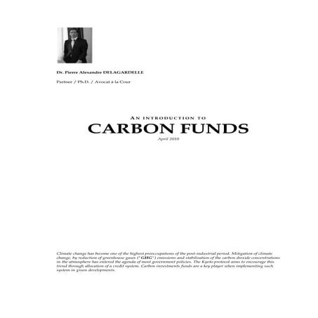 Investment Funds - Carbon Funds