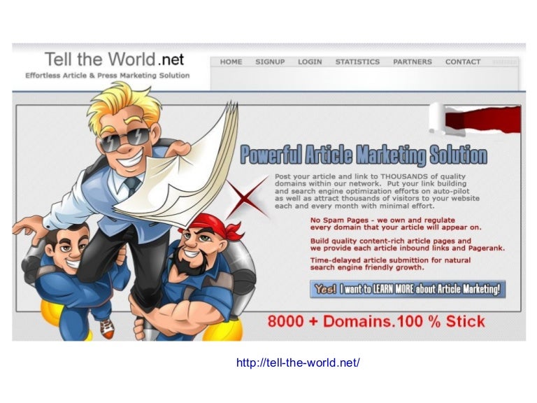 Article marketing service picture