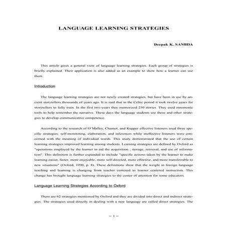 Article on lls  hamizah