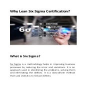 Lean Six Sigma Black Belt Training Part 1 | PPTX