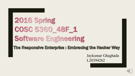 Article presentation