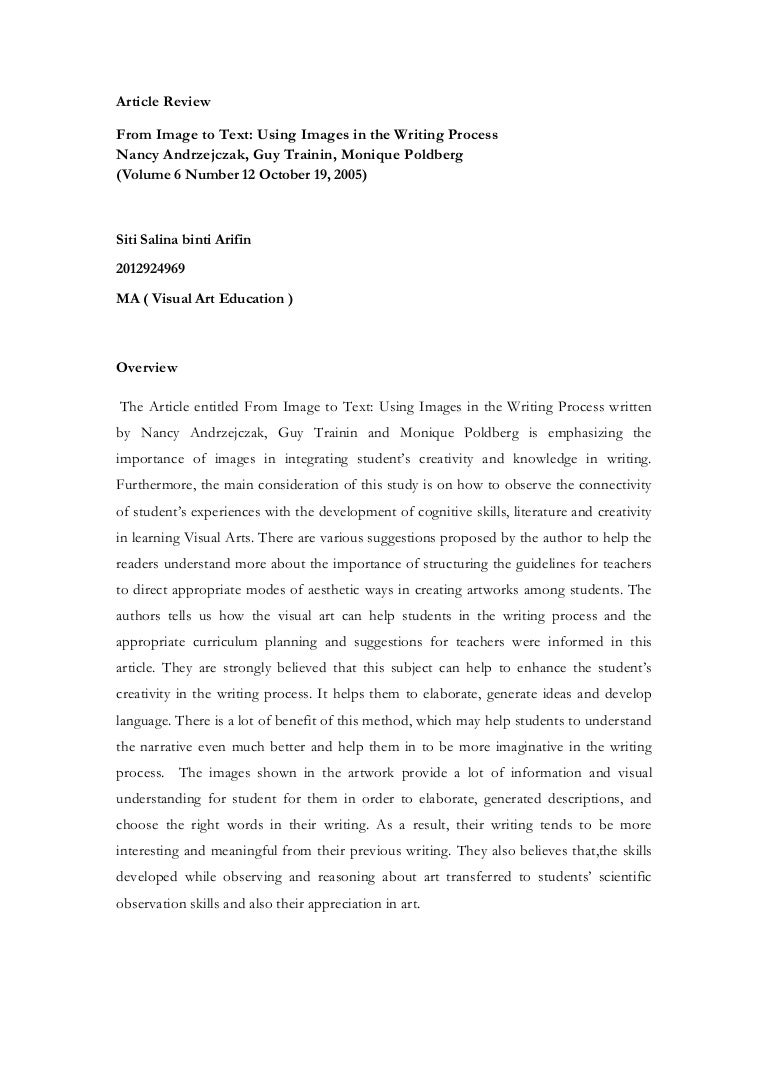 How to Write an Article Review - Format, Types & Examples