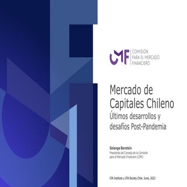 Mercado de Capitales Chileno (Comisión para el Mercado Financiero) | PDF