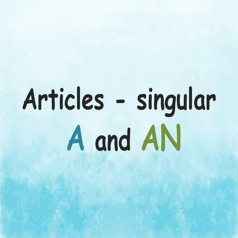 articles a-an.ppt English grammar grade 1