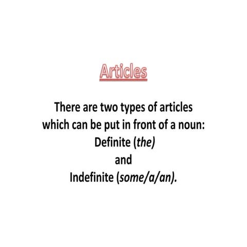 Articles (1) | PPT