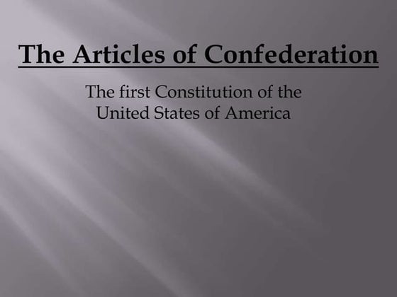 The Constitution: Articles IV-VII | PPT