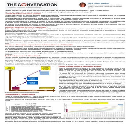 Réforme du capital : pour une imposition sociétalement utile