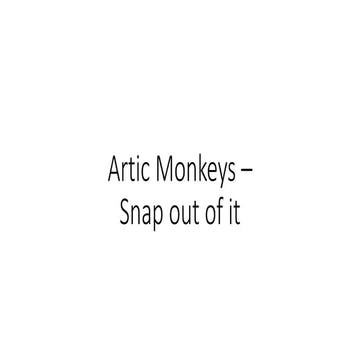 Artic monkeys