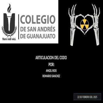 Articulación del Codo | PPT