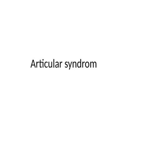 articular syndrom.pptxffffffffffffffffffffff