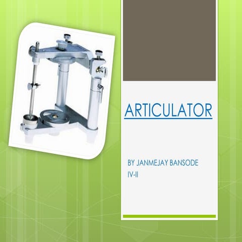 Articulator
