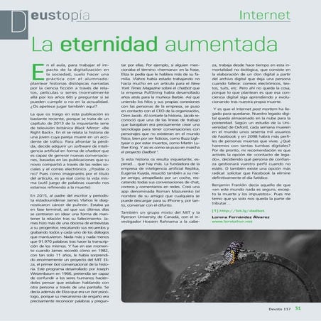 La eternidad aumentada