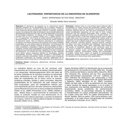 Articulo   lactosuero importancia en la industria de alimentos (1)