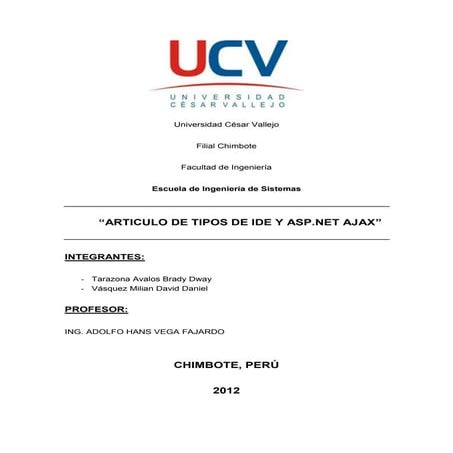 Articulo   tipos de ide y ajax control toolkit