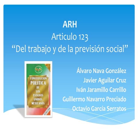 Ley federal del trabajo