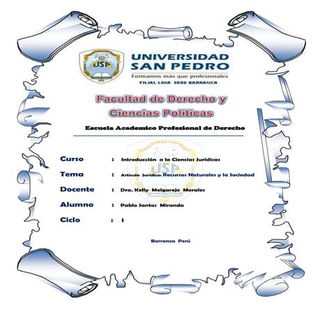 Articulo juridico pablo