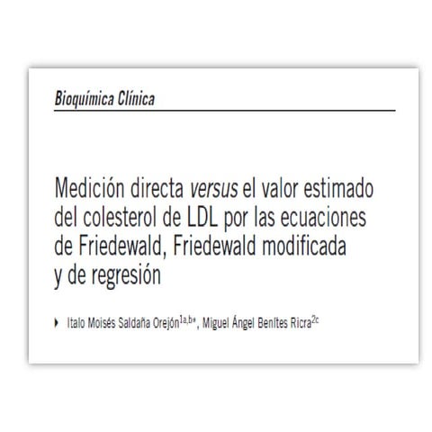 Formula De Friedewald – Como calcular o colesterol LDL? – AUIDFX