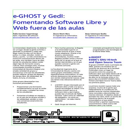 e-ghost Revista ESIDE